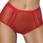 red Gloria Knickers by MeSeduce Gold and I Collection - s-m - red